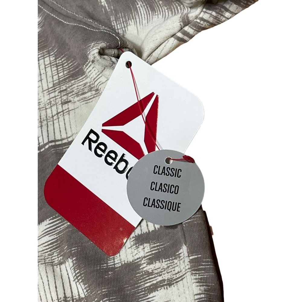 Reebok Mens Classic Graphic T-Shirt Beige/Gray L Cotton Blend - Picture 5 of 15